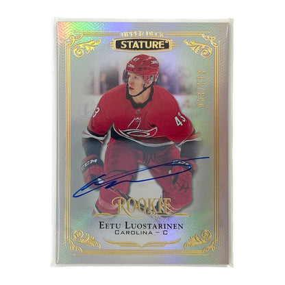 UPPER DECK NHLカード STATURE EETU LUOSTARINEN CAROLINA HURRICANES /199 #109 中古 IT1