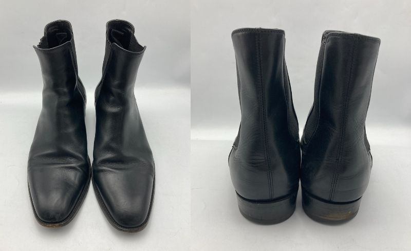 YVES SAINT LAURENT イヴサンローラン サイドゴア ブーツ 634195 サイズ40 メンズ 中古 D4