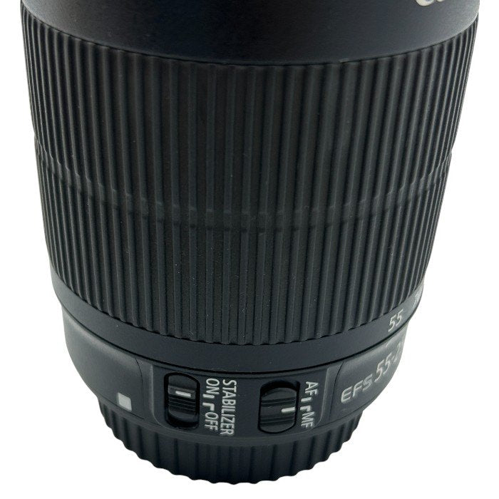 ジャンク品 Canon キヤノン EF-S55-250mm F4-5.6 Is STM ズームレンズ カメラ レンズ 中古 W４