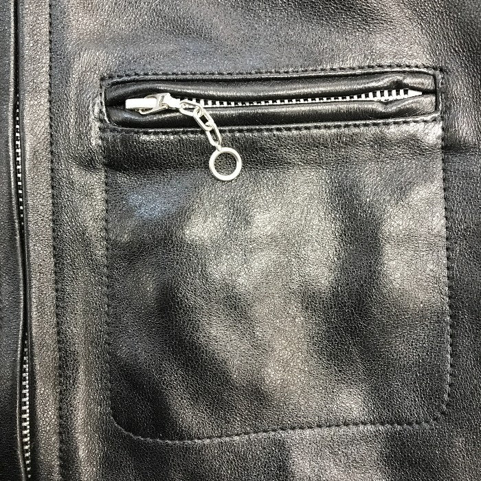 Schott ショット トラッカージャケット メンズ ラムレザー シングル 羊革 ブラック Sサイズ 3121034 中古 T1