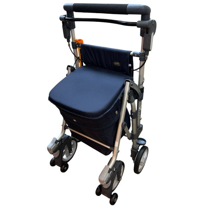 マキテック シルバーカー スルーンボックスＮ ネイビー CB-10NB 高齢者 介護 歩行 中古 W４