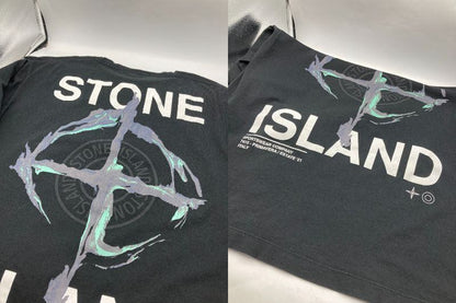 STONE ISLAND ストーンアイランド バックプリント Tシャツ 74152NS85 サイズXL 中古 D4