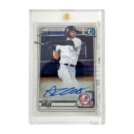 TOPPS MLBカード BOWMAN CHROME 1ST AUSTIN WELLS YANKEES #CDA-AWE 中古 IT1