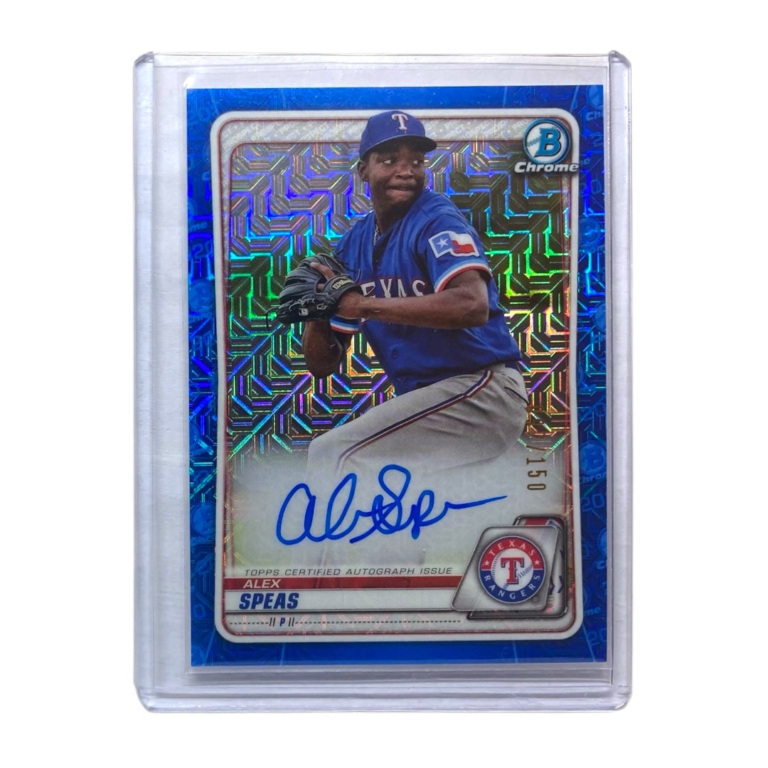 TOPPS MLBカード BOWMAN CHROME ALEX SPEAS TEXAS RANGERS /150 #CPA-AS 中古 IT2
