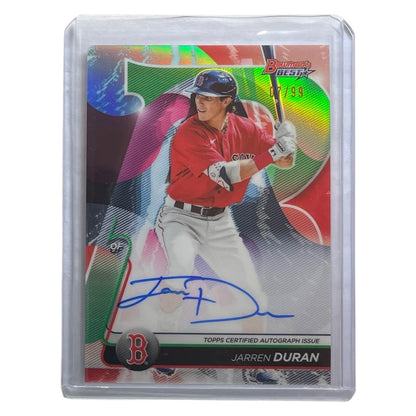 TOPPS MLBカード BOWMAN'S BEST JARREN DURAN BOSTON RED SOX /99 #B20-JDU 中古 IT2