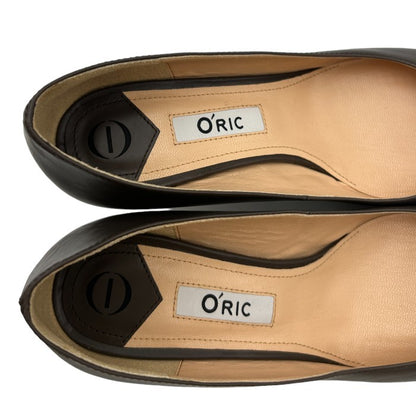 O'RIC オーリック GILLES レディース パンプス 35 1/2 (約22.5cm) 410-31851 ラウンドトゥ グレー 靴 シューズ 中古 W４