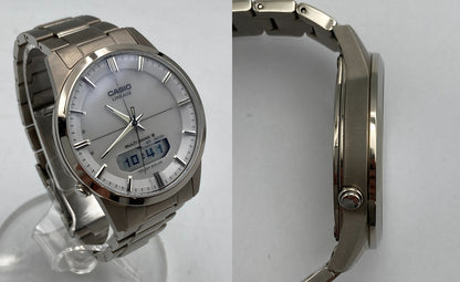 CASIO LINEAGE カシオ リニエージ 電波ソーラー 腕時計 LCW-M170T-7AJF 中古 D4