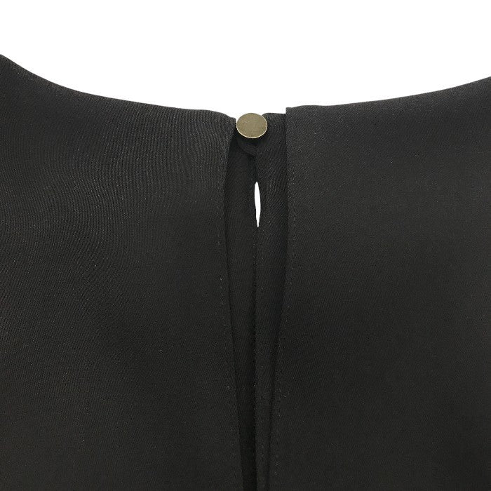 ANAYI アナイ コンパクトサテンケープブラウス レディース 秋 ナチュラルストレッチ ブラック 38サイズ 10232713460 中古 MK1