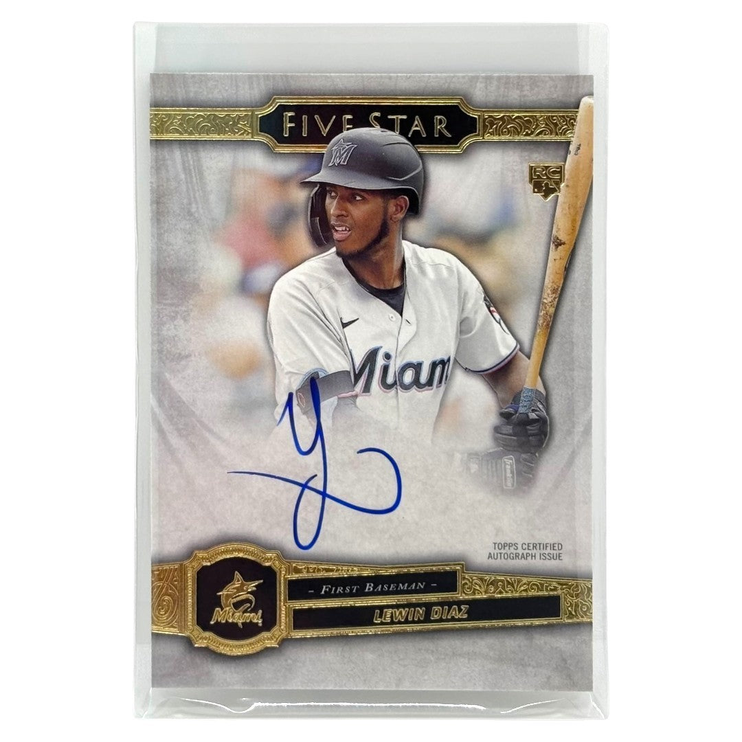 TOPPS MLBカード FIVE STAR LEWIN DIAZ MIAMI MARLINS #FSA-LD 中古 IT1