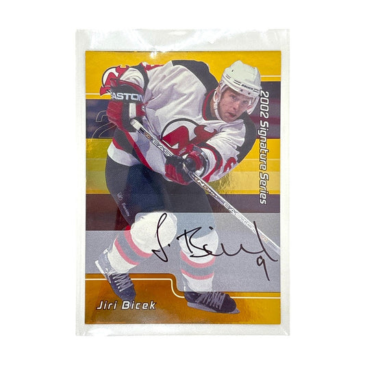 In The Game NHLカード 2002 SIGNATURE SERIES BE A PLAYER JIRI BICEK NEW JERSEY DEVILS #239 中古 IT1