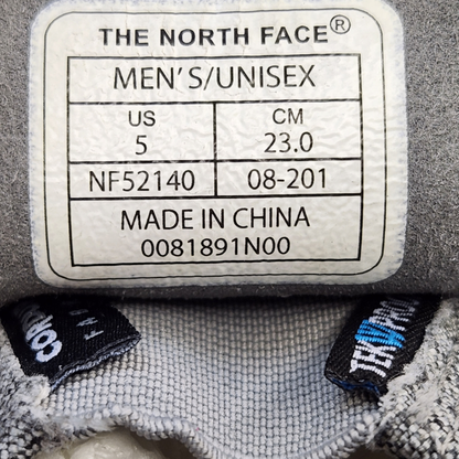 THE NORTH FACE ザノースフェイス シャトル スリッポン レディース ウォータープルーフ 防水 カジュアル スニーカー グレー 23cm NF52140 中古 T1