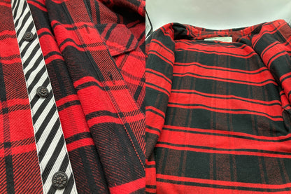 OFF-WHITE オフホワイト クオート フランネルシャツ サイズM 中古 D4