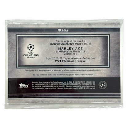 TOPPS サッカーカード MUSEUM COLLECTION MARLEY AKE OLYMPIQUE DE MARSEILLE 122/250 #MAR-MA 中古 IT1