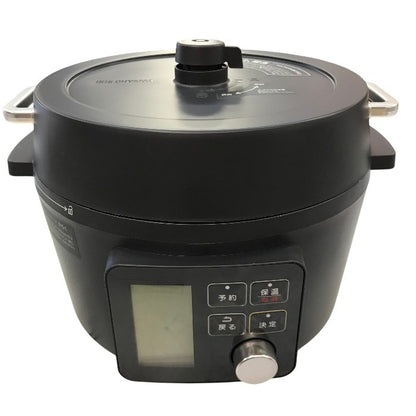 アイリスオーヤマ 電気圧力鍋 4.0L 自動メニュー80種類 ブラック KPC-MA4-B 中古 Y1