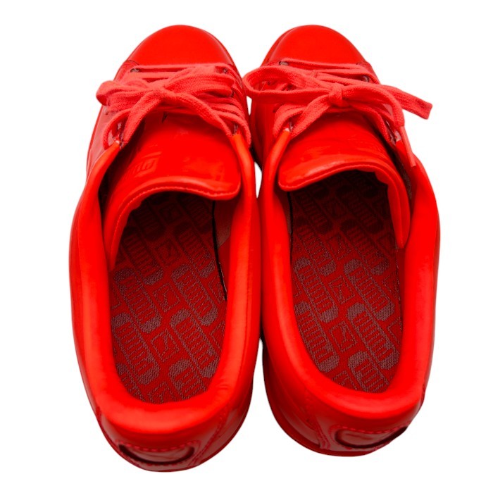 PUMA プーマ バスケット スカイ2ハイ パテント パック 27.5cm 36203501 レッド スニーカー シューズ 靴 メンズ エナメル 中古 W４