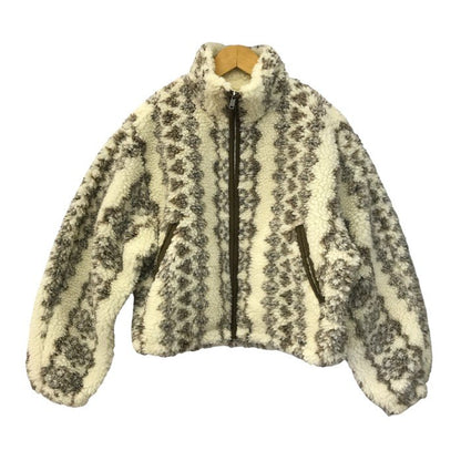 ISABEL MARANT ETOILE イザベルマラン MACKENSY ジャケット レディース コート フリース ボア ジップアップ ベージュ/ブラウン 36サイズ MA0092FB-B3C03E 中古 T1