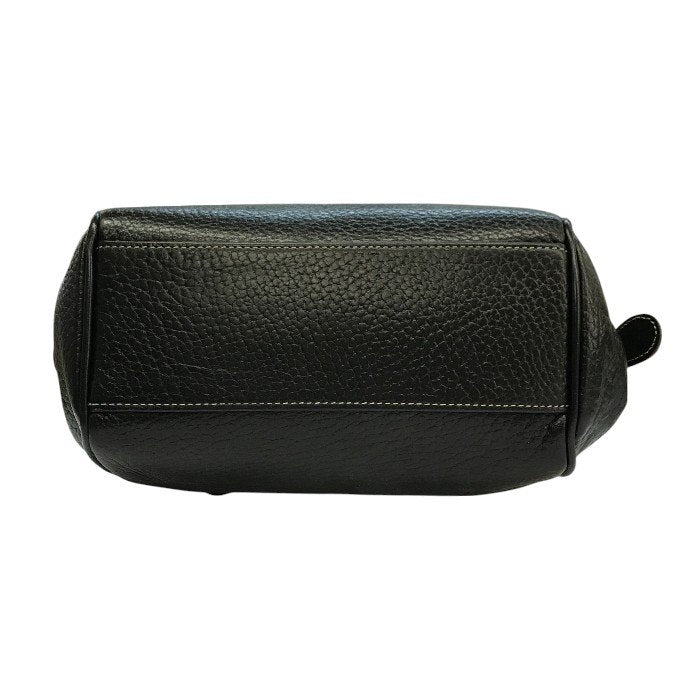 PELLE BORSA ペレボルサ PICOLO IN MILANO ボストンバッグ レディース レザー ミニサイズ ショルダーバッグ ブラック 中古 T1