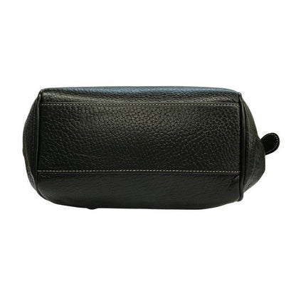 PELLE BORSA ペレボルサ PICOLO IN MILANO ボストンバッグ レディース レザー ミニサイズ ショルダーバッグ ブラック 中古 T1