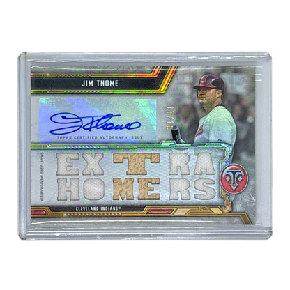 TOPPS MLBカード TRIPLE THREADS JIM THOME CLEVELAND INDIANS /18 #TTAR-JT1 中古 IT1