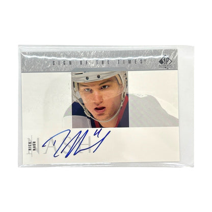 UPPER DECK NHLカード SP AUTHENTIC RICK NASH BLUE JACKETS #SOT-RN 中古 IT1