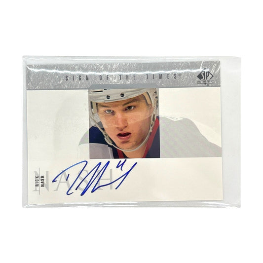 UPPER DECK NHLカード SP AUTHENTIC RICK NASH BLUE JACKETS #SOT-RN 中古 IT1