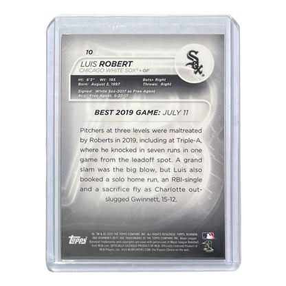 TOPPS MLBカード BOWMAN'S BEST LUIS ROBERT CHICAGO WHITE SOX /50 #10 中古 IT2