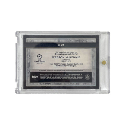 TOPPS サッカーカード MUSEUM COLLECTION ARCHIVAL AUTOGRAPH WESTON McKENNIE JUVENTUS 01/75 #AA-WM 中古 IT1