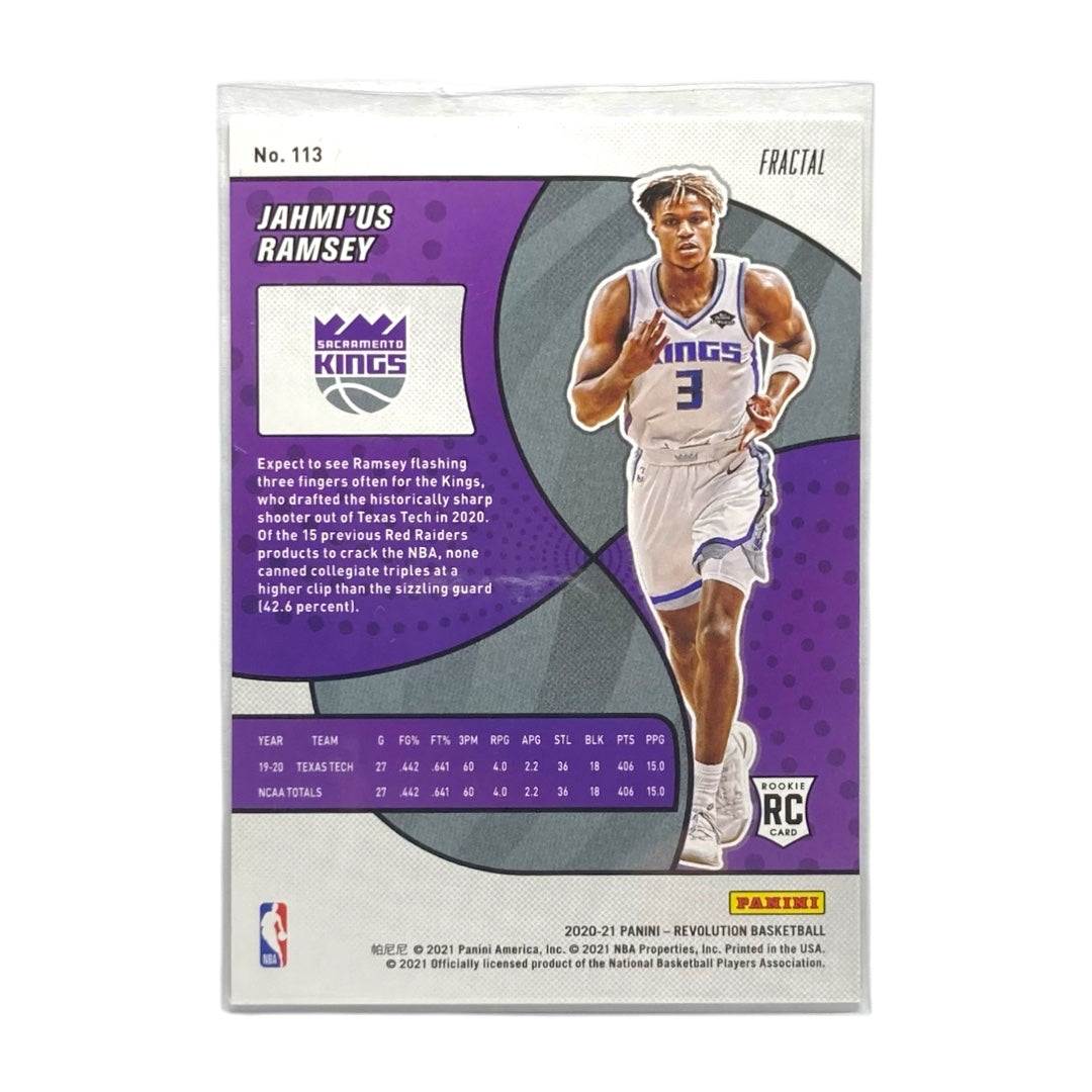 PANINI NBAカード REVOLUTION JAHMI'US RAMSEY SACRAMENTO KINGS #113 中古 IT2