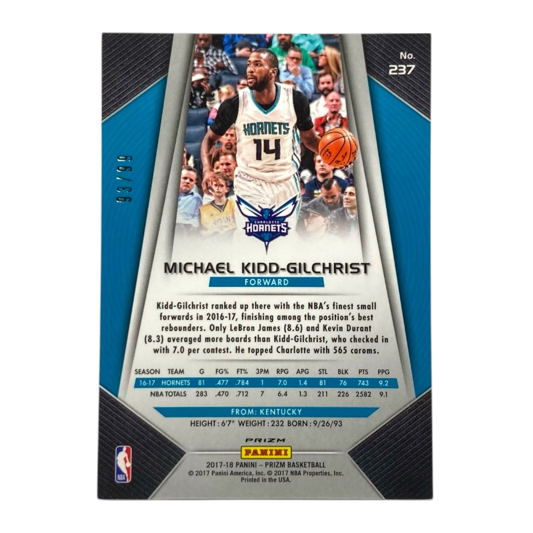 PANINI NBAカード PRIZM MICHAEL KIDD-GILCHRIST CHARLOTTE HORNETS /99 #237 中古 IT2