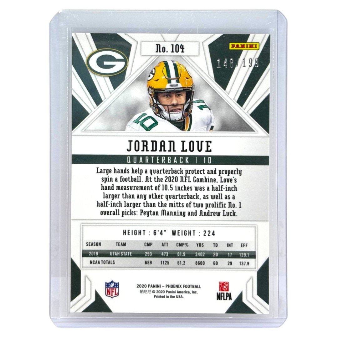 PANINI NFLカード PHOENIX JORDAN LOVE GREEN BAY PACKERS /199 #104 中古 IT1