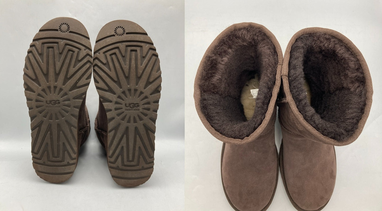 UGG australia アグ W クラシック ショート ムートンブーツ 5825 サイズ25cm レディース 中古 D4