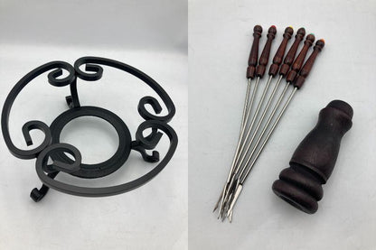 COOPER 100 HOME WARE コッパー チーズ＆オイルフォンデュセット S-726W 中古 D4