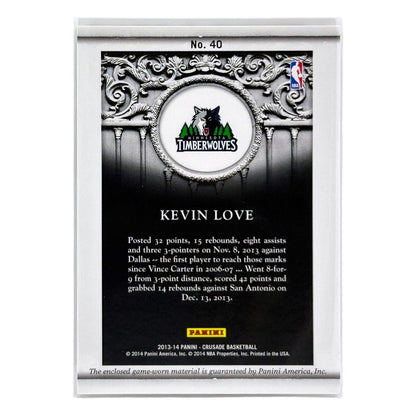 PANINI NBAカード CRUSADE KEVIN LOVE TIMBERWOLVES /299 #40 中古 IT1