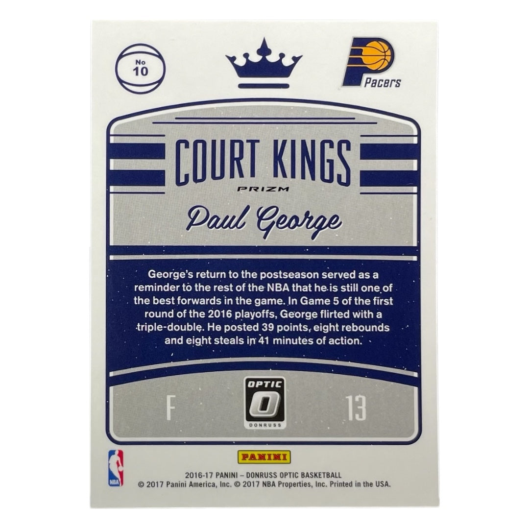 PANINI NBAカード DONRUSS OPTIC PRIZM PAUL GEORGE PACERS #10 中古 IT2