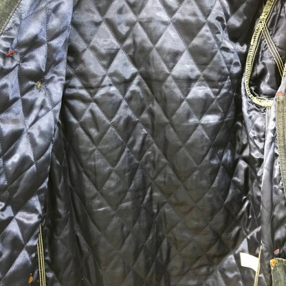 BLUE BLUE ブルーブルー デニムカバーオール メンズ ジャケット 秋冬 コットン コーデュロイ襟 キルティング裏地 ヴィンテージ インディゴブルー 3サイズ 中古 T1