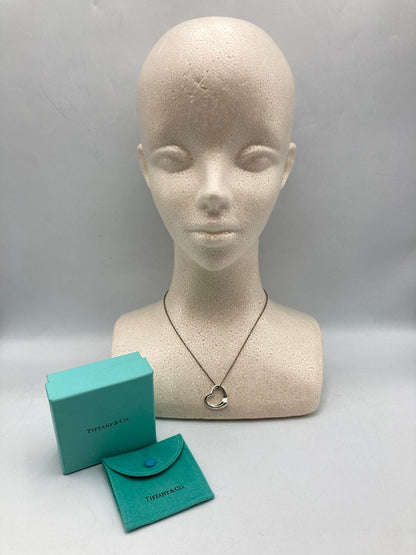 TIFFANY&Co. ティファニー エルサペレッティ オープンハート ネックレス 22mm シルバー925 中古 D4