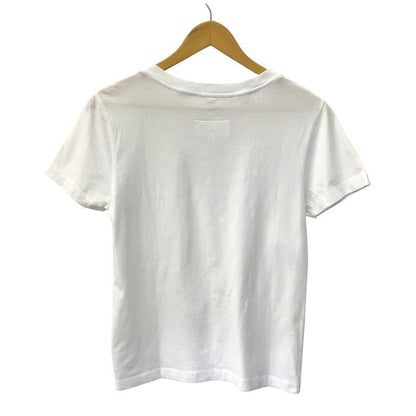 MM6 Maison Margiela Tシャツ レディース 半袖 コットン 無地 シンプル 2021 ワンポイント ホワイト Mサイズ S62GD0087 S23901 中古 T1