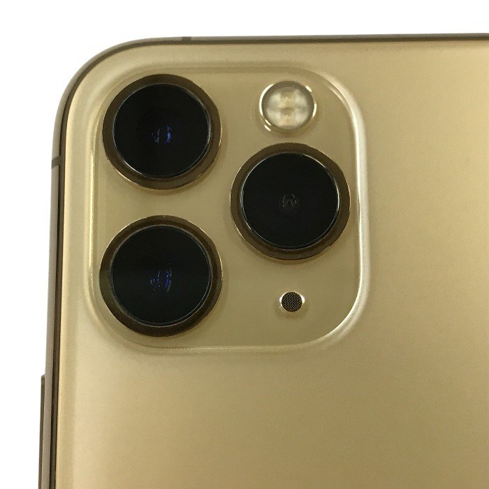 Apple iPhone 11 Pro MAX 256GB スマートフォン SIMフリー デュアルSIM トリプルカメラ ゴールド MWHK2J/A 中古 T1