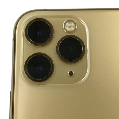 Apple iPhone 11 Pro MAX 256GB スマートフォン SIMフリー デュアルSIM トリプルカメラ ゴールド MWHK2J/A 中古 T1