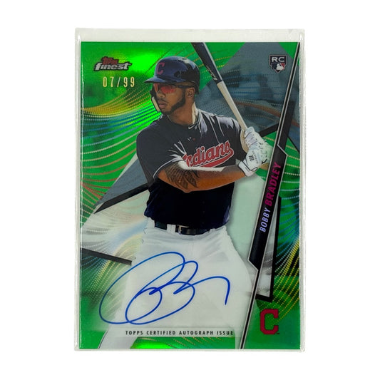 TOPPS MLBカード FINEST BOBBY BRADLEY CLEVELAND INDIANS 07/99 #FA-BBR 中古 IT1