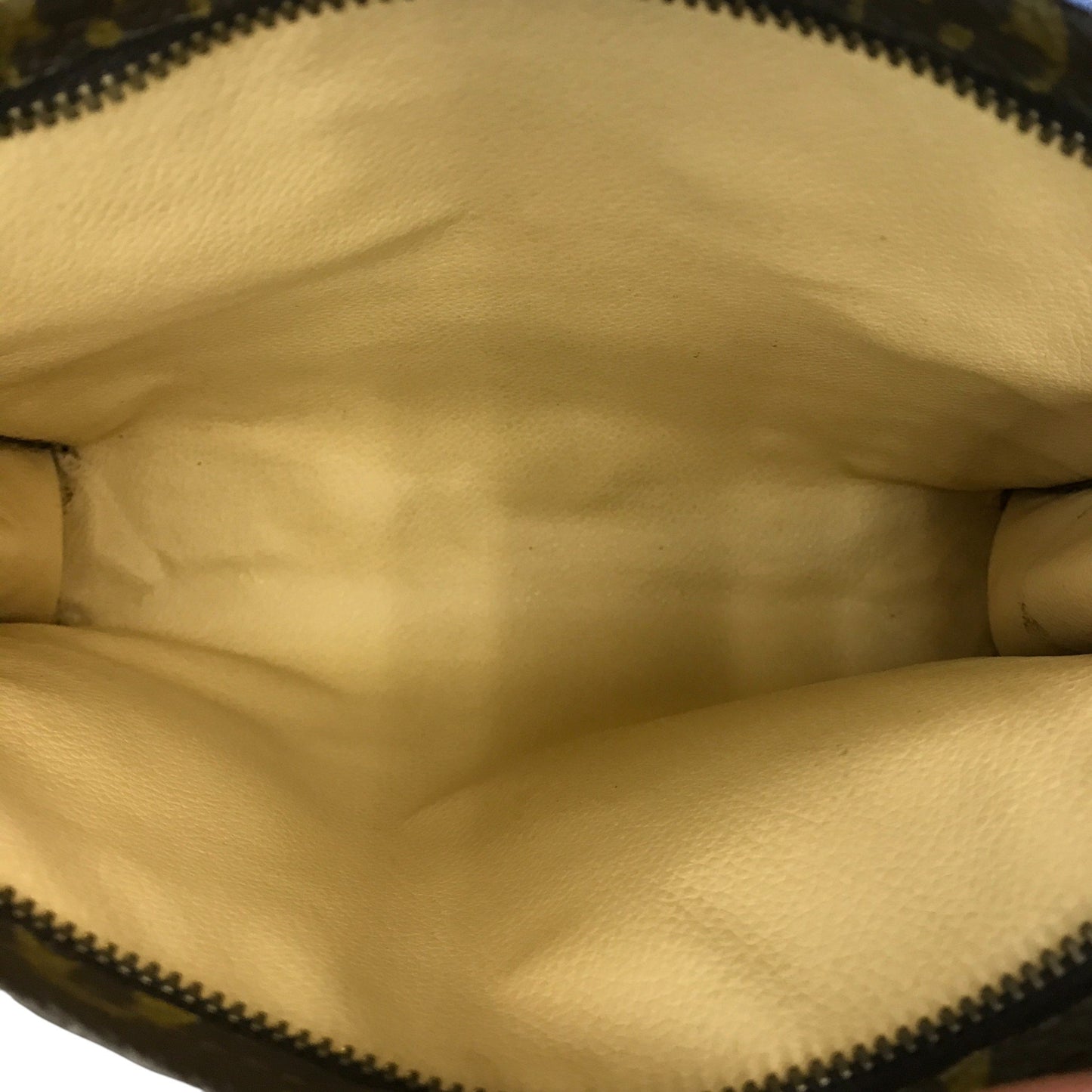 LOUIS VUITTON ルイヴィトン モノグラム ポッシュトワレ レディース コスメ 化粧ポーチ セカンドバッグ PVC ブラウン 中古 T1