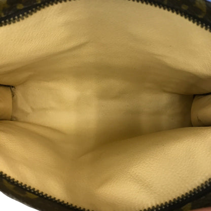 LOUIS VUITTON ルイヴィトン モノグラム ポッシュトワレ レディース コスメ 化粧ポーチ セカンドバッグ PVC ブラウン 中古 T1