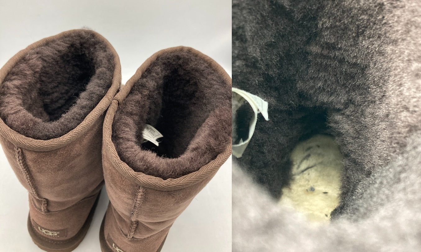 UGG australia アグ W クラシック ショート ムートンブーツ 5825 サイズ25cm レディース 中古 D4