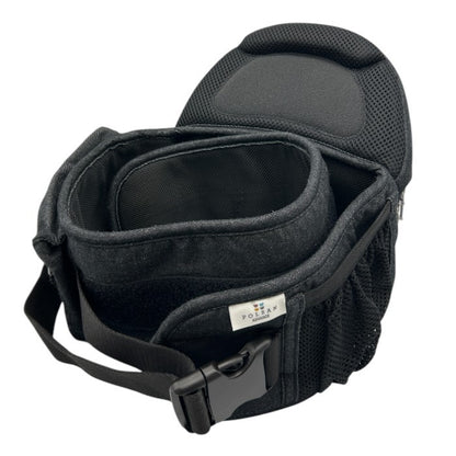 LUCKY 1934 POLBAN ADVANCE ポルバンアドバンス ヒップシート 抱っこ紐 P731015 デニムブラック シングルショルダー付 ラッキー ベビー用品 のせる抱っこひも 中古 W４