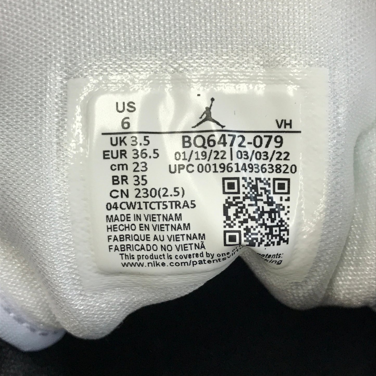 NIKE ナイキ エアジョーダン 1 スニーカー レディース バスケット AIR JORDAN レッド/ブラック/ホワイト MID 23.0cm BQ6472-079 中古 T1