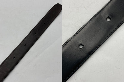 dunhill ダンヒル 回転バックル レザーベルト リバーシブル 中古 D4