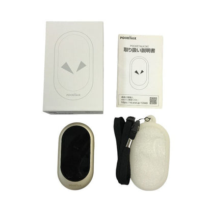 POCKETALK ポケトーク 通訳機 ゴールド タッチパネル 音声翻訳 W1PWG 中古 T1