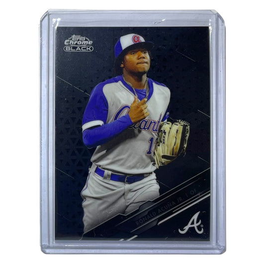 TOPPS MLBカード CHROME RONALD ACUNA JR. ATLANTA BRAVES #75 中古 IT2