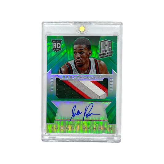 PANINI NBAカード SPECTRA PRIZM GREEN JABARI PARKER 2/5 #SS-JP 中古 IT1