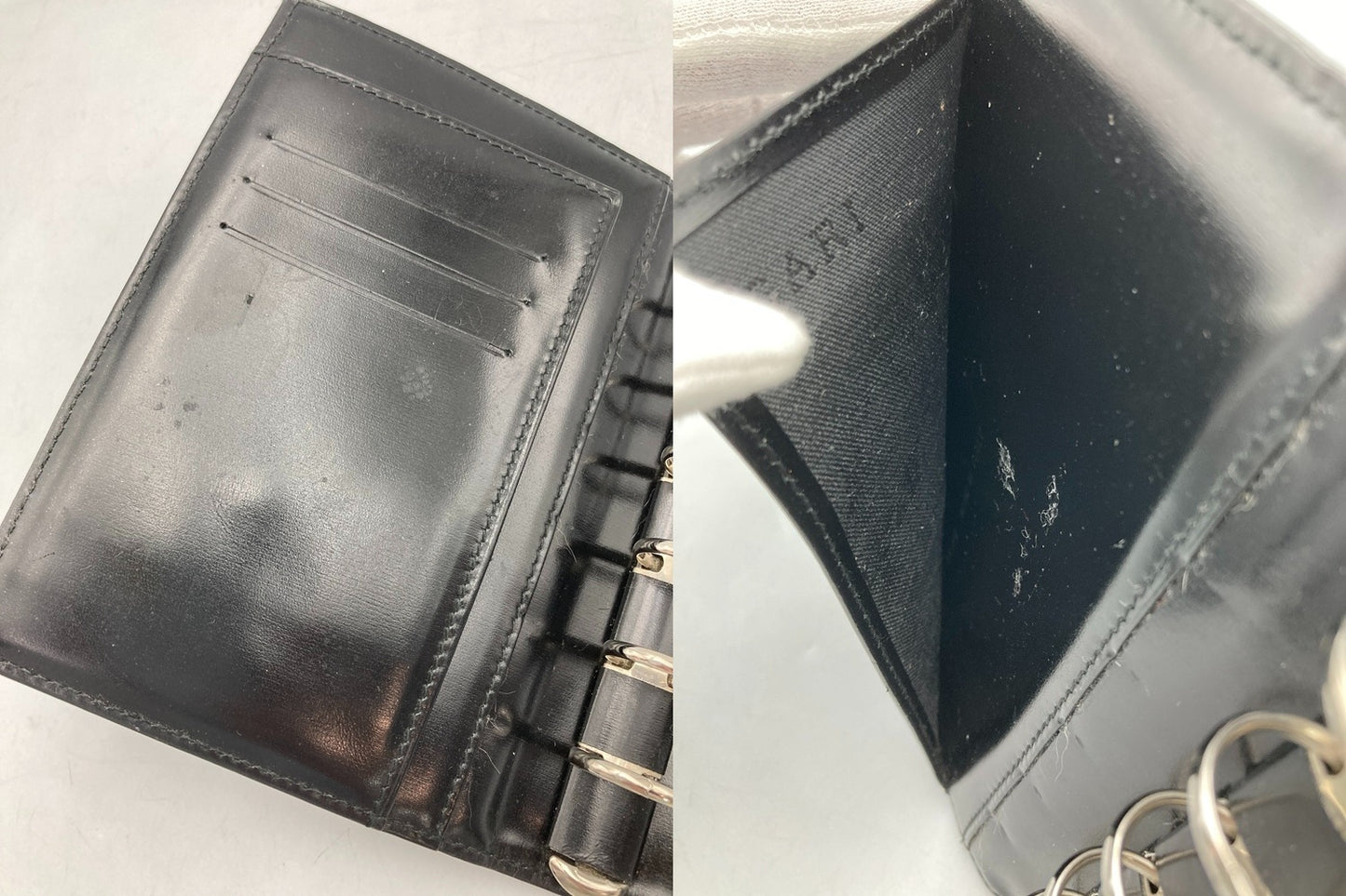 BVLGARI ブルガリ 手帳カバー 6穴 システム手帳 中古 D4